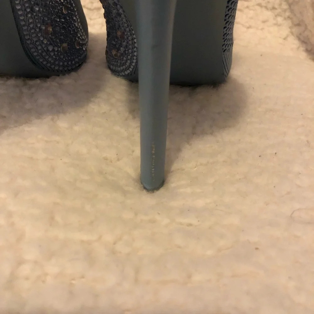 Steve Madden Maxwelle Jeweled Heeled Pointed Toe Sock Boots, Women’s 8.5 - Picture 10 of 12